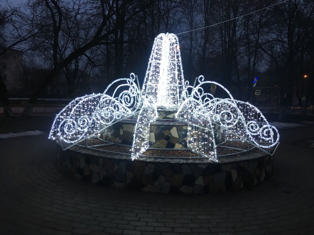 Световой фонтан появится на площади в Щапове