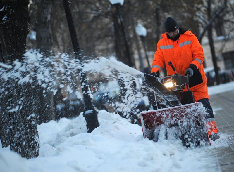 Москву накрыл снегопад. Фото: Александр Кожохин, «Вечерняя Москва»