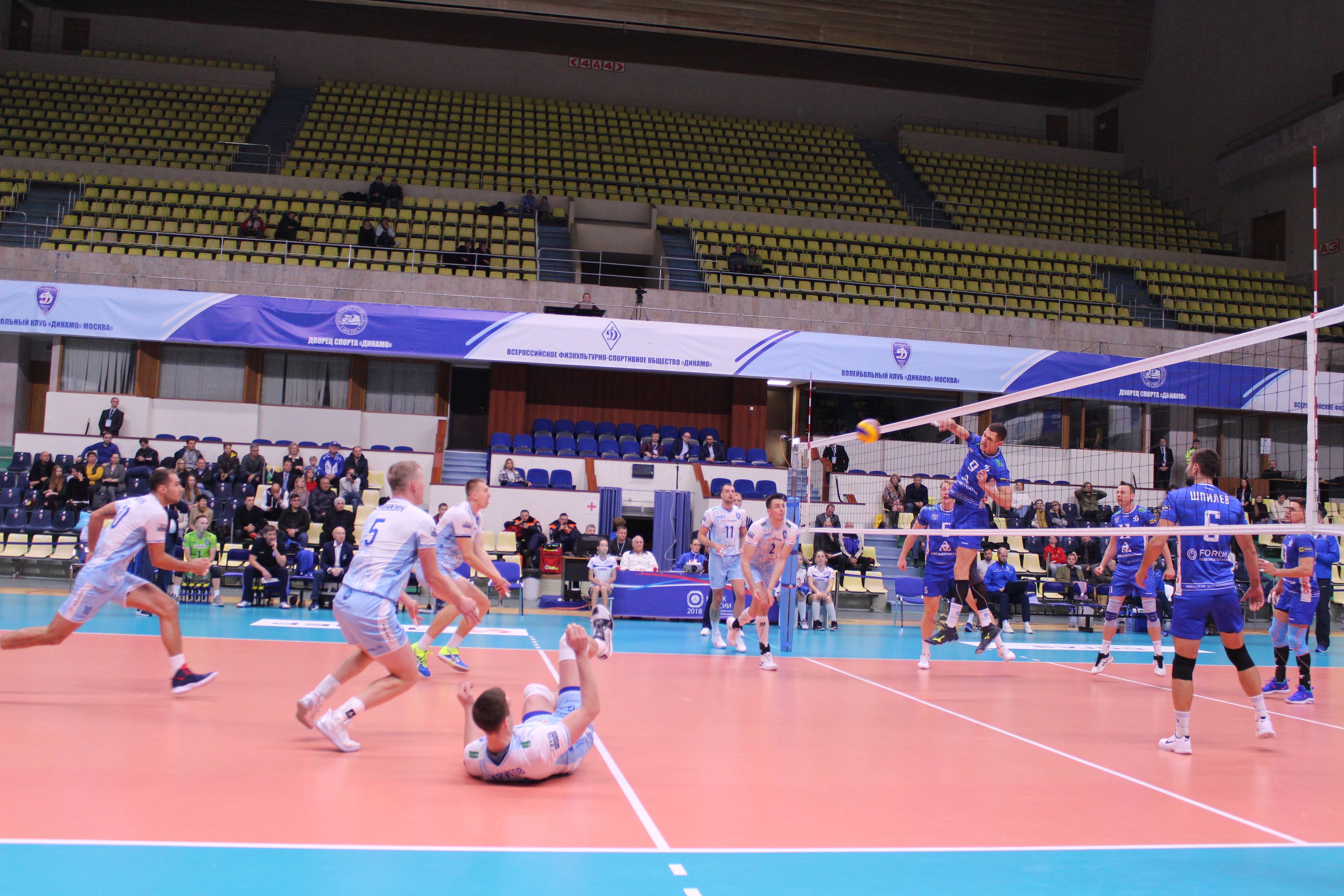 Соревнования по волейболу среди мужчин пройдут в Краснопахорском. Фото: Андрей Объедков, «Вечерняя Москва»