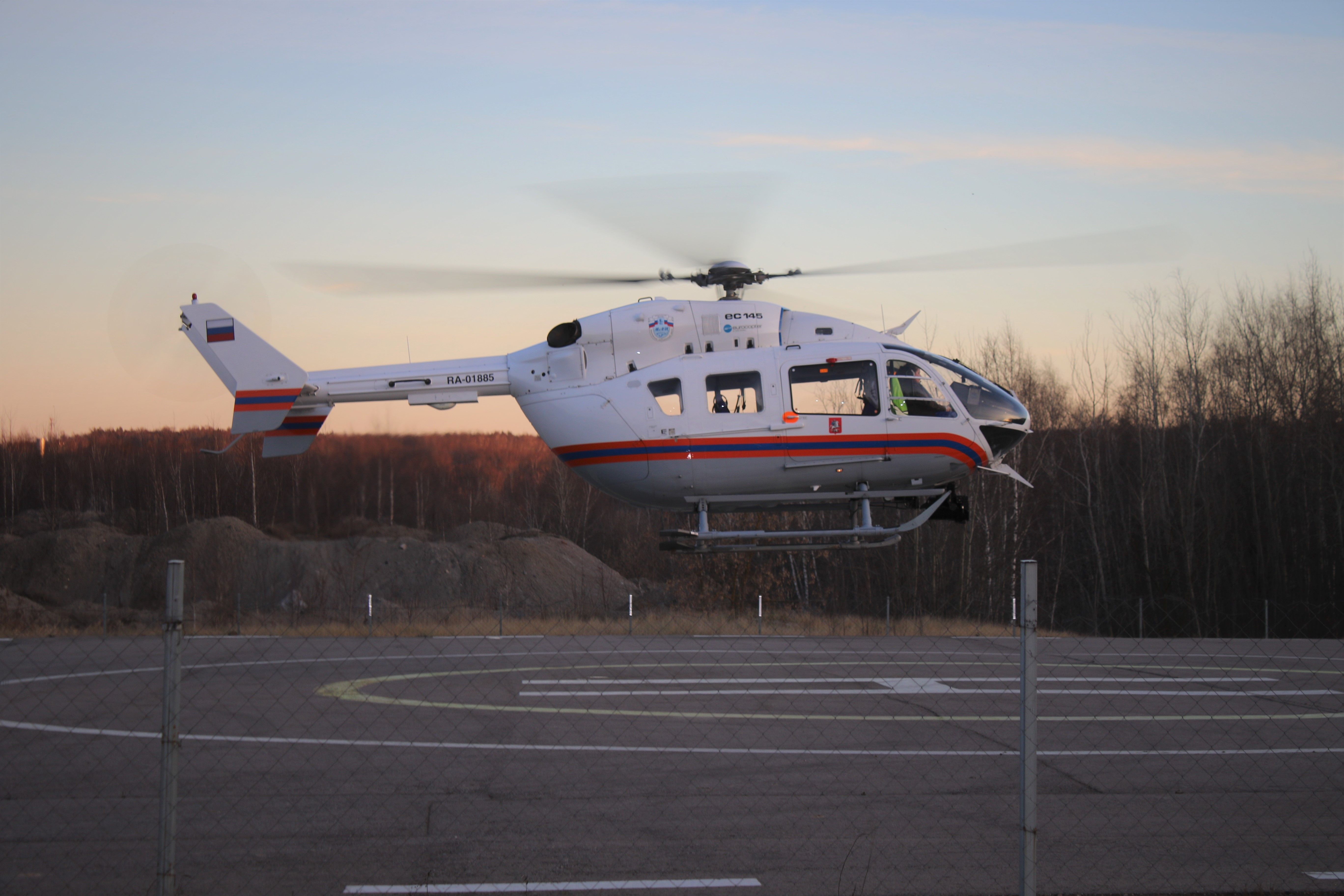 Санитарные вертолеты Москвы совершили 15 вылетов с начала года