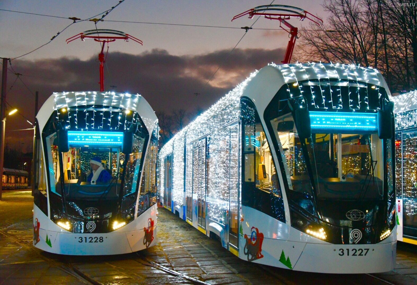 Москвичи смогут воспользоваться общественным транспортом в рождественскую ночь
