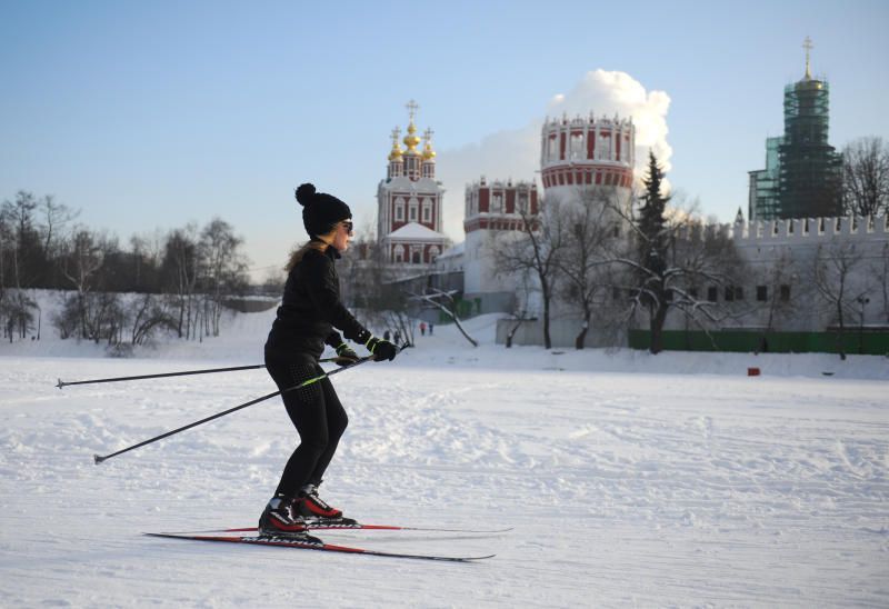 Московские лыжные трассы привели в порядок после снегопадов
