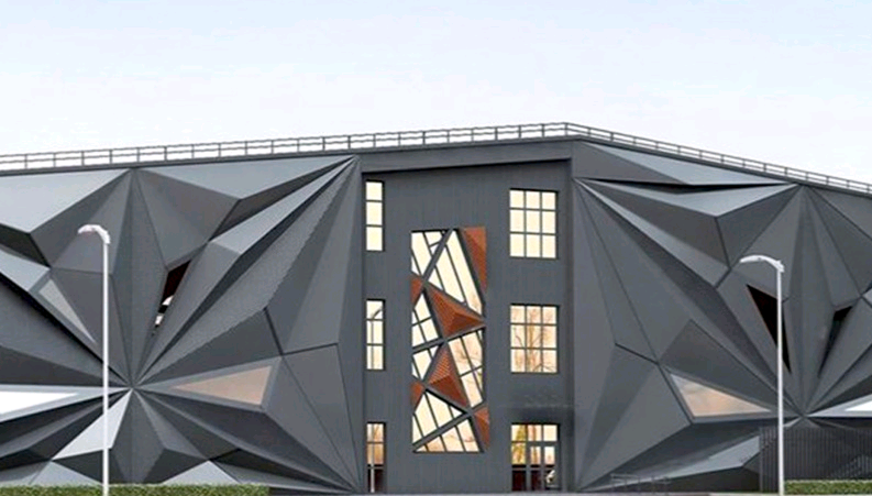 Фасады в стиле оригами украсят спортивный комплекс в Марушкинском