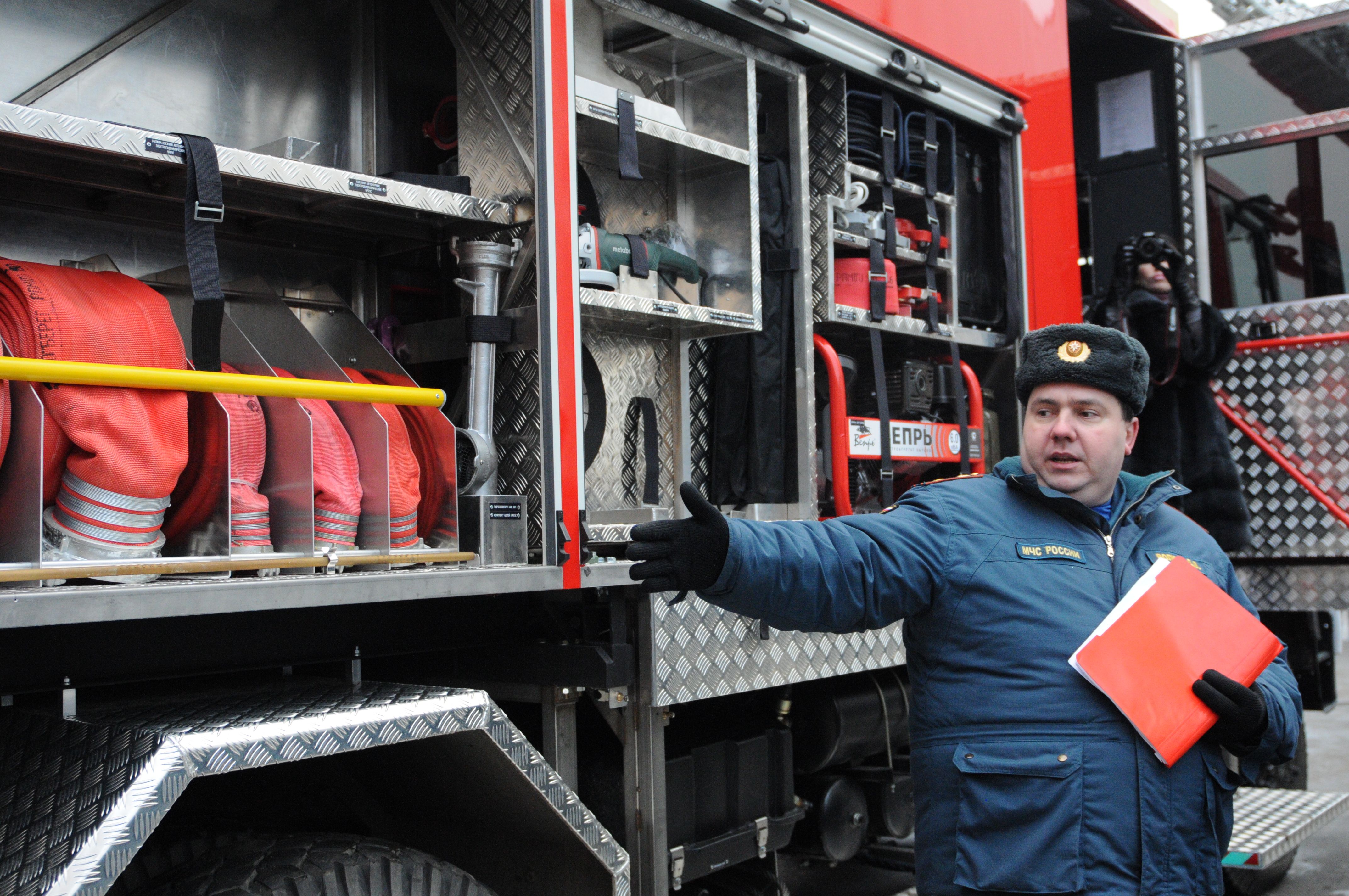 Пожарное депо в Щербинке начнут функционировать летом. Фото: Игорь Ивандиков, «Вечерняя Москва»