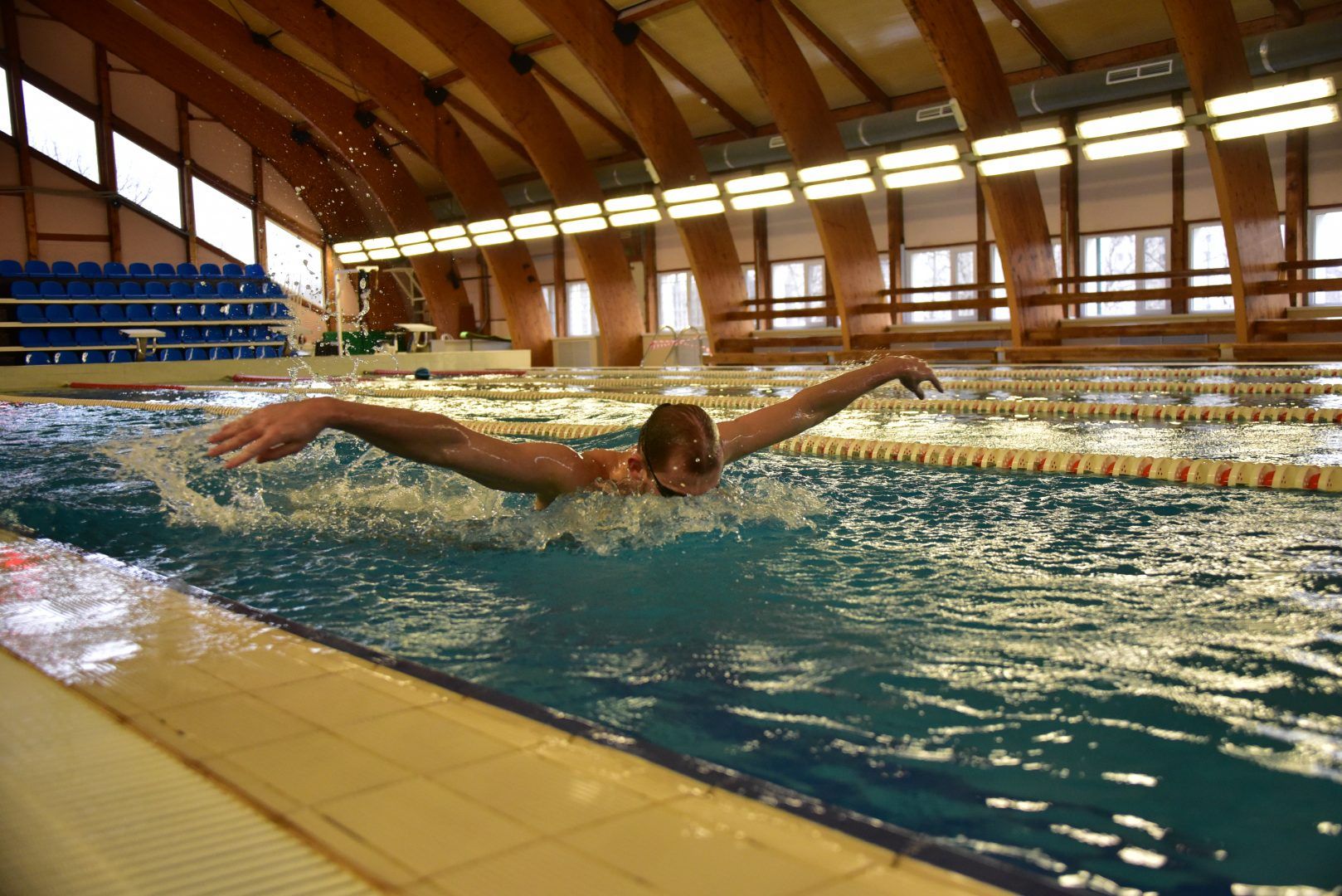 Ребята из Мосрентгена поучаствуют в соревнованиях по плаванию. Фото: архив, «Вечерняя Москва»