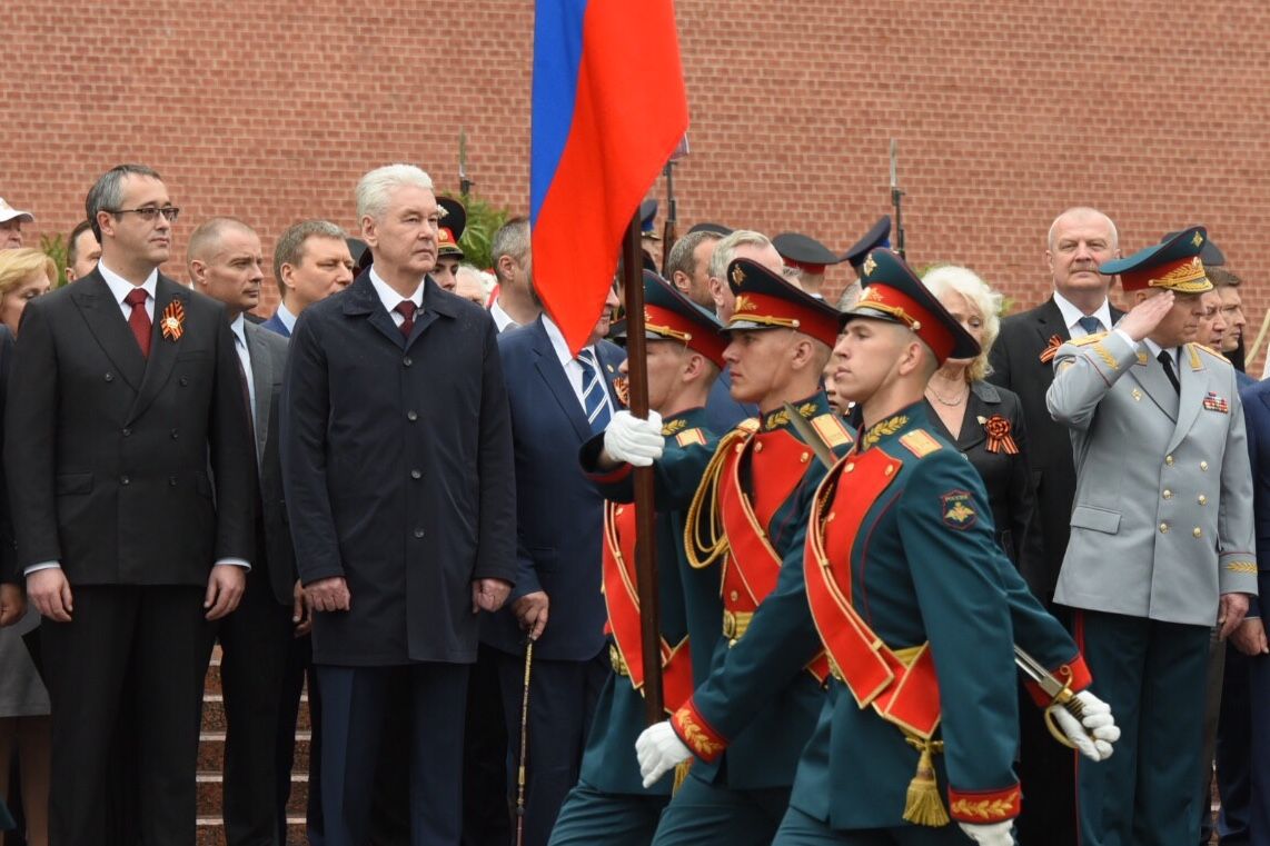 Собянин поздравил москвичей с Днем Победы