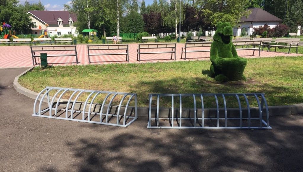 Велопарковки установили в Михайлово-Ярцевском