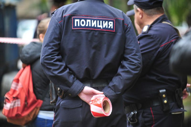 Работает полиция. Фото: Александр Казаков
