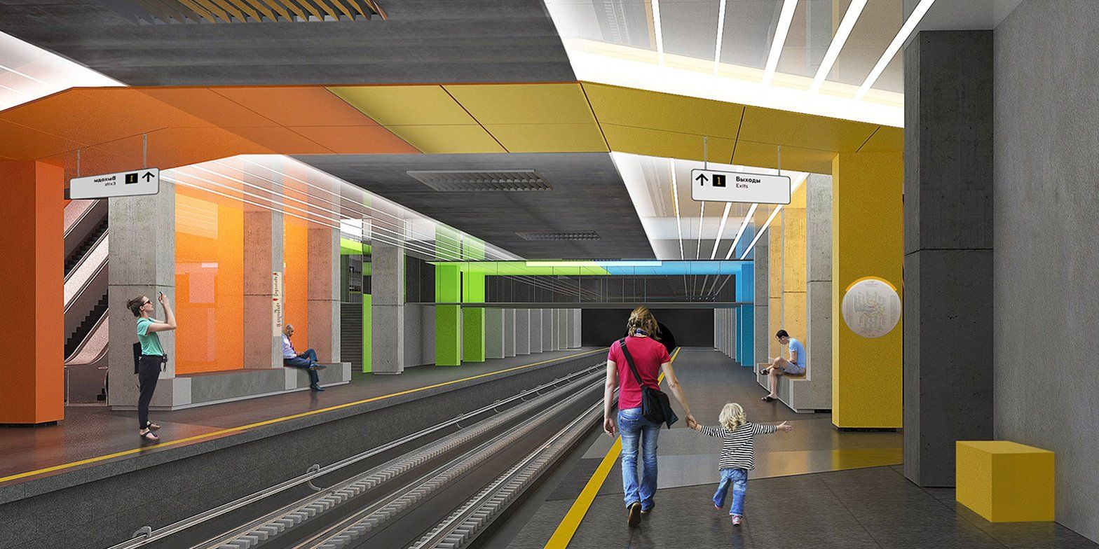 Работы Казимира Малевича повлияли на дизайн станции метро «Нижегородская»