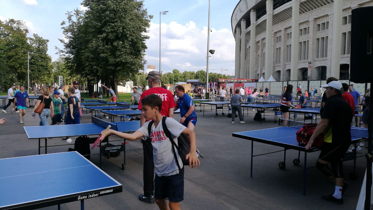 Турнир по настольному теннису прошел в «Лужниках». Фото: архив, «Вечерняя Москва»