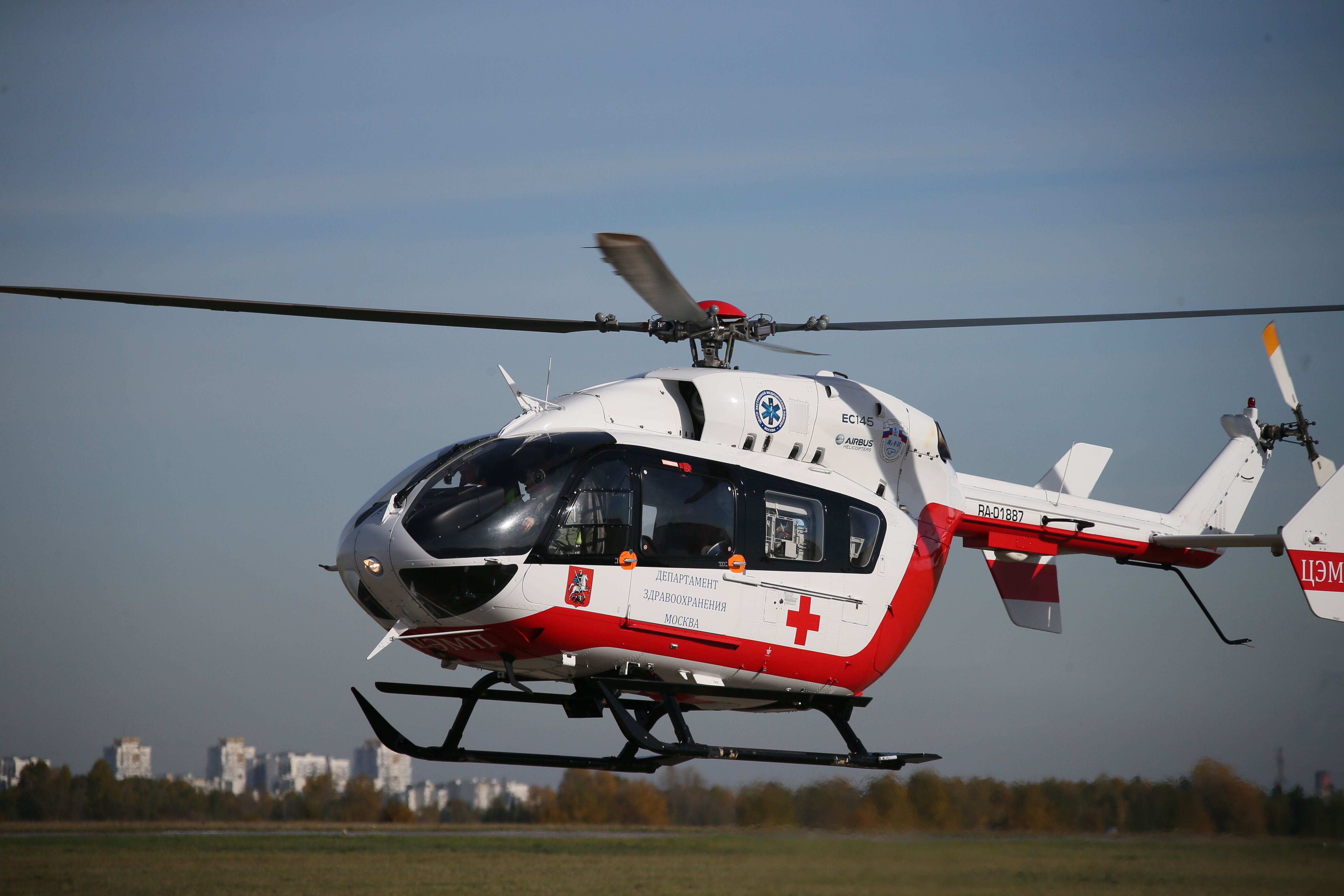 Санитарный вертолет при детской больнице долетит до Новой Москвы за 15 минут