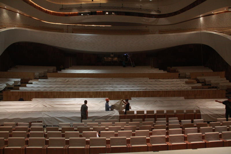 Концертный зал «Зарядье» стал проектом года в области строительства. Фото: Павел Волков, «Вечерняя Москва»
