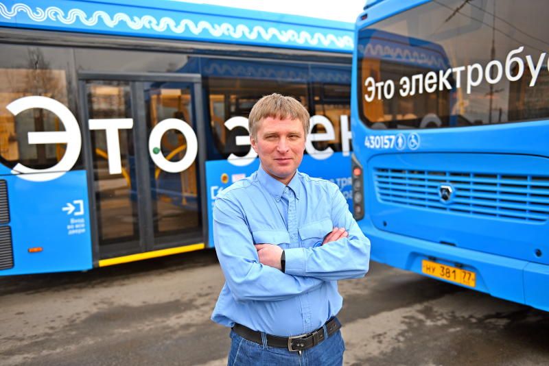 Автобусный парк в Митине перепрофилируют в электробусный. Фото: Александр Кожохин, «Вечерняя Москва»