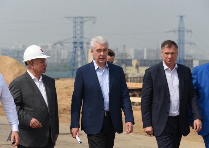Собянин отметил темпы строительства Южного дублера Кутузовского проспекта