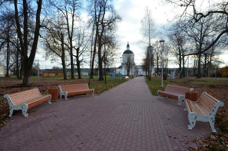 Новый парк в поселении Кленовское