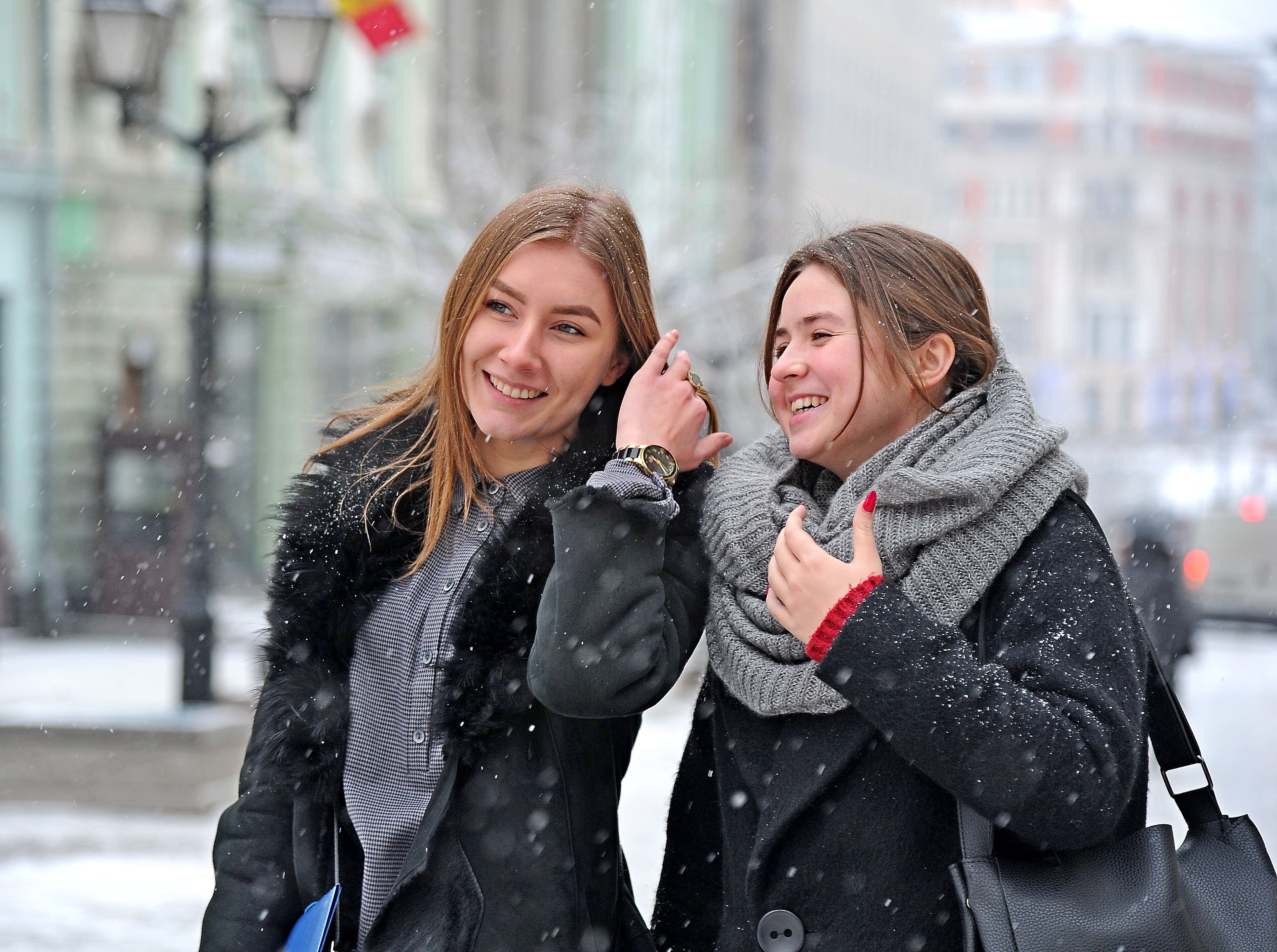 Мокрый снег и ветер ожидаются в Москве на выходных