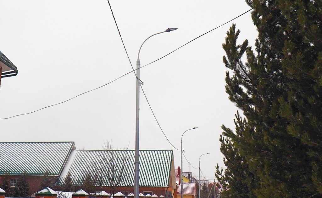 Светодиодные фонари установили в Рязановском. Фото предоставили сотрудники пресс-службы администрации поселения Рязановское