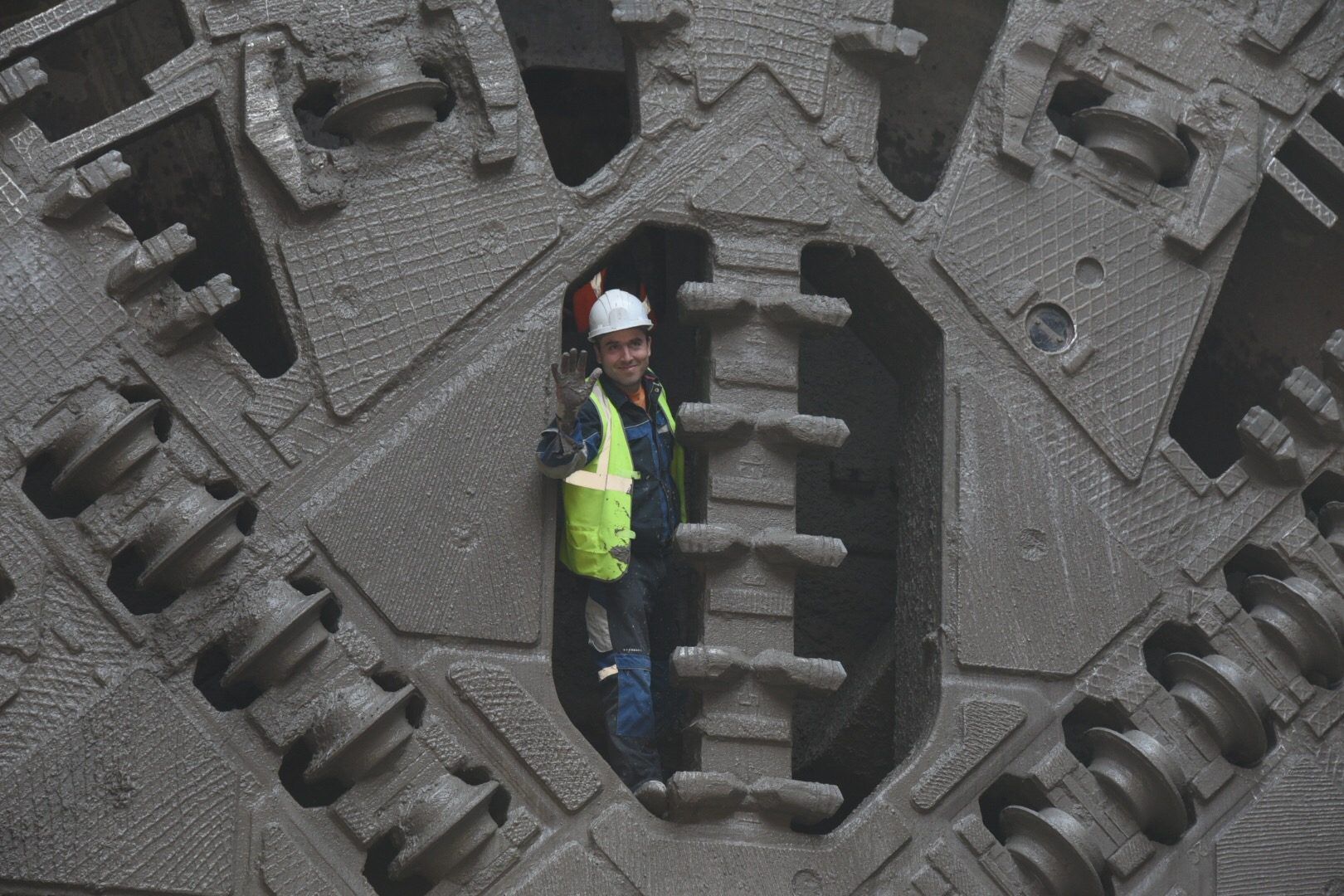 Работы ведет тоннелепроходческий щит «Дарья». Фото: Владимир Новиков