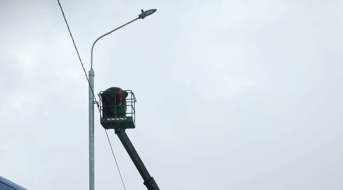 Светильники на более 60 фонарных столбах установят в Краснопахорском  