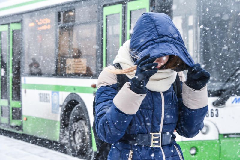 Москвичам пообещали снежную бурю во вторник