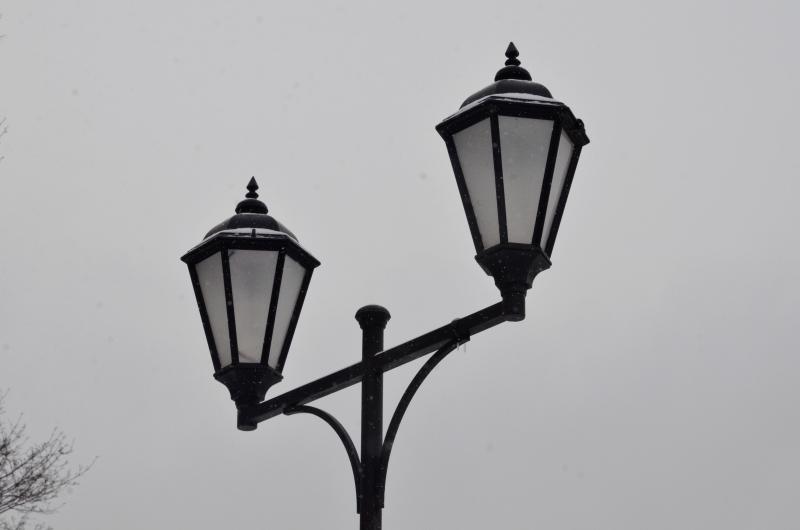 Неработающие фонари починили в селе Кленово. Фото: Анна Быкова