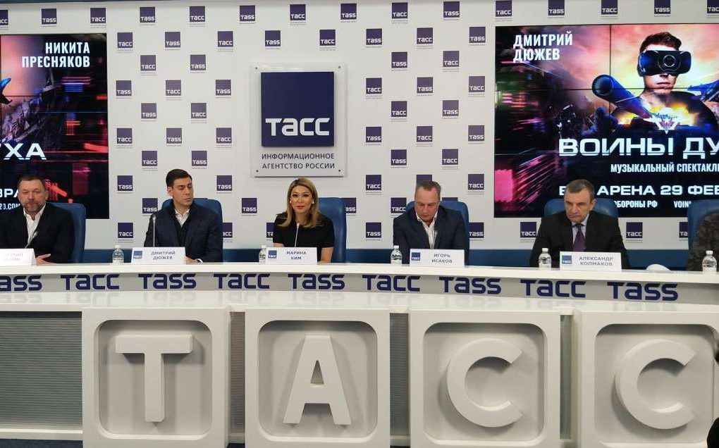 Организаторы и артисты спектакля «Воины духа» выступили на пресс-конференции в Москве