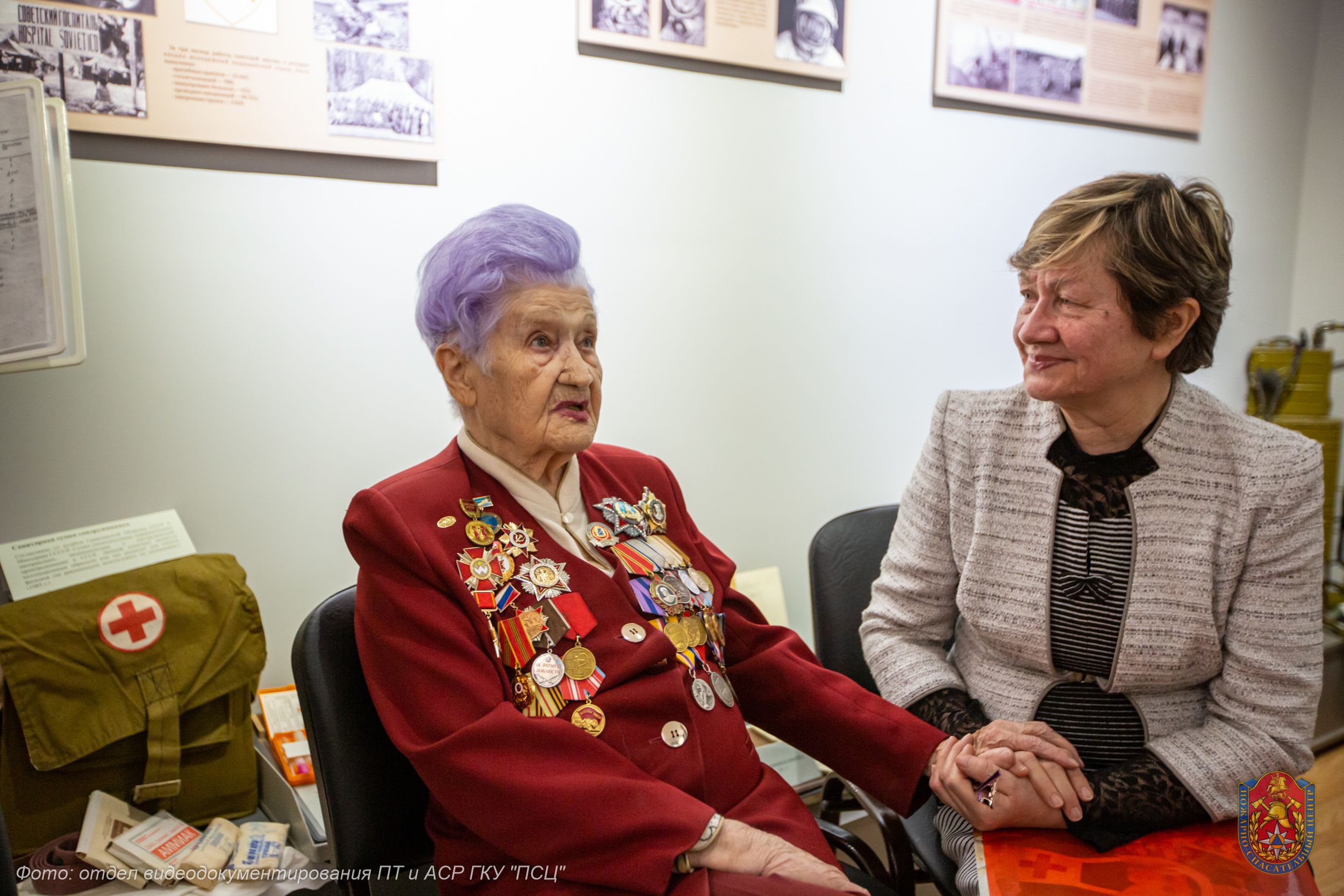 Урок мужества: ветеран ВОВ М.М. Рохлина поделилась своими воспоминаниями с молодежью
