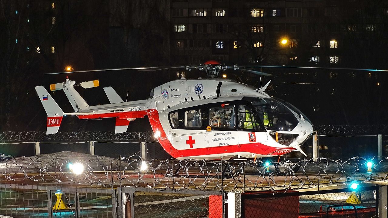 Ровно год назад при больнице Юдина начал круглосуточно дежурить медицинский вертолет Московского авиацентра