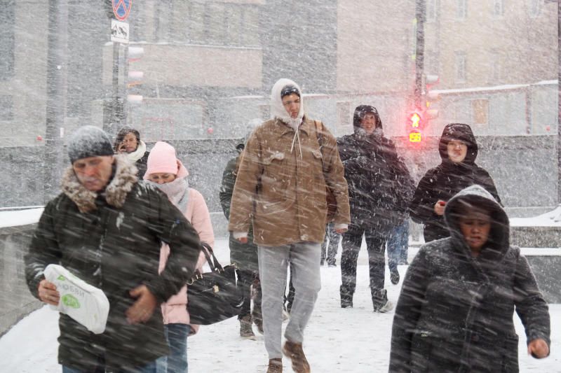 Снежные заносы ожидаются на дорогах Москвы в выходные
