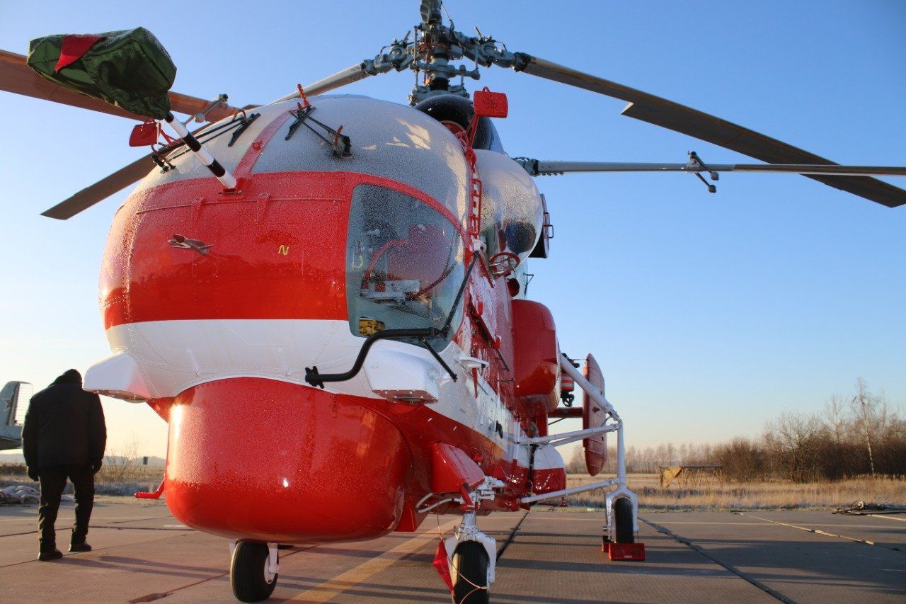 Новый вертолет появился в московском небе. Фото: пресс-служба Управления по ТиНАО Департамента ГОЧСиПБ 