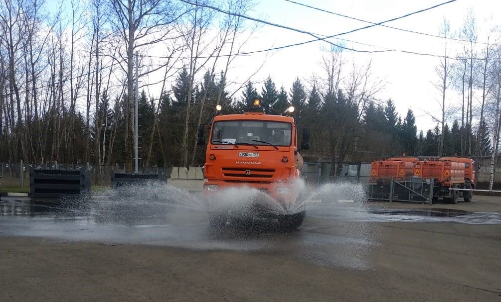 Дезинфекцию пожарного депо провели в Кленовском
