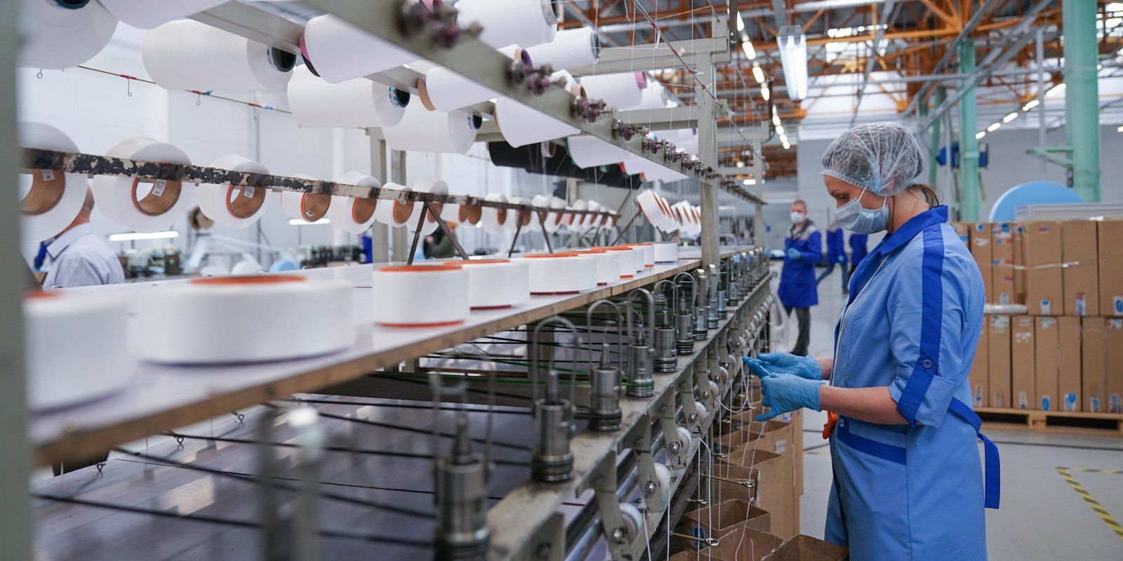 Объем производства масок в технополисе «Москва» достиг 900 тысяч в сутки