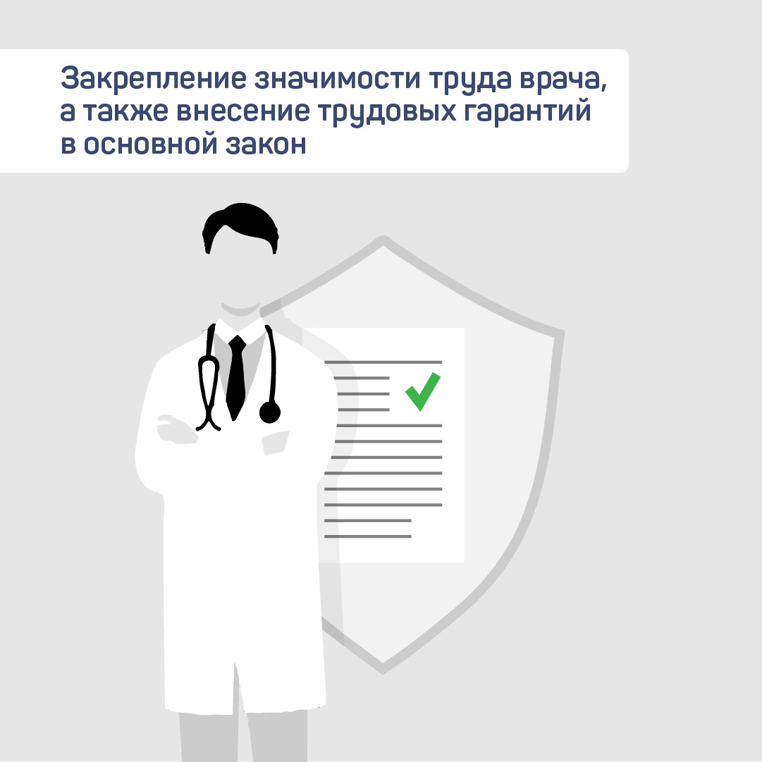 Основные поправки к Конституции России предполагают улучшение системы здравоохранения