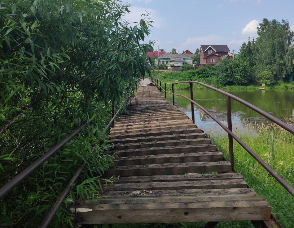 Мост стоит над рекой Лубянка. Фото: пресс-служба администрации поселения Щаповское