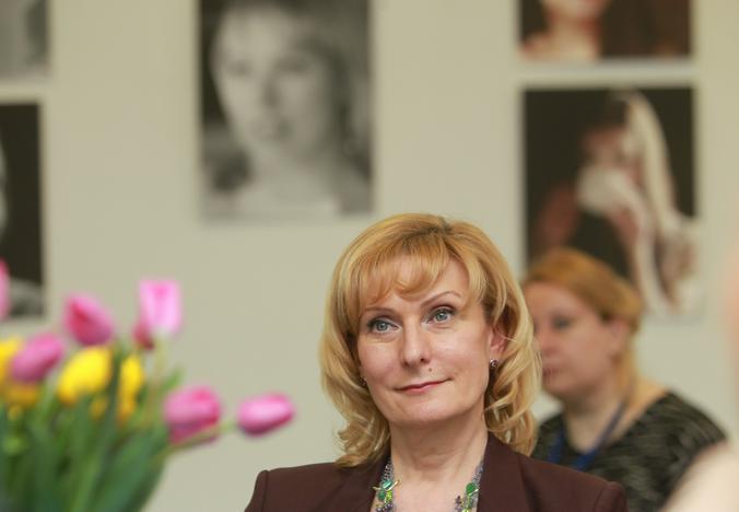 На фото председатель комитета верхней палаты Парламента по социальной политике Инна Святенко