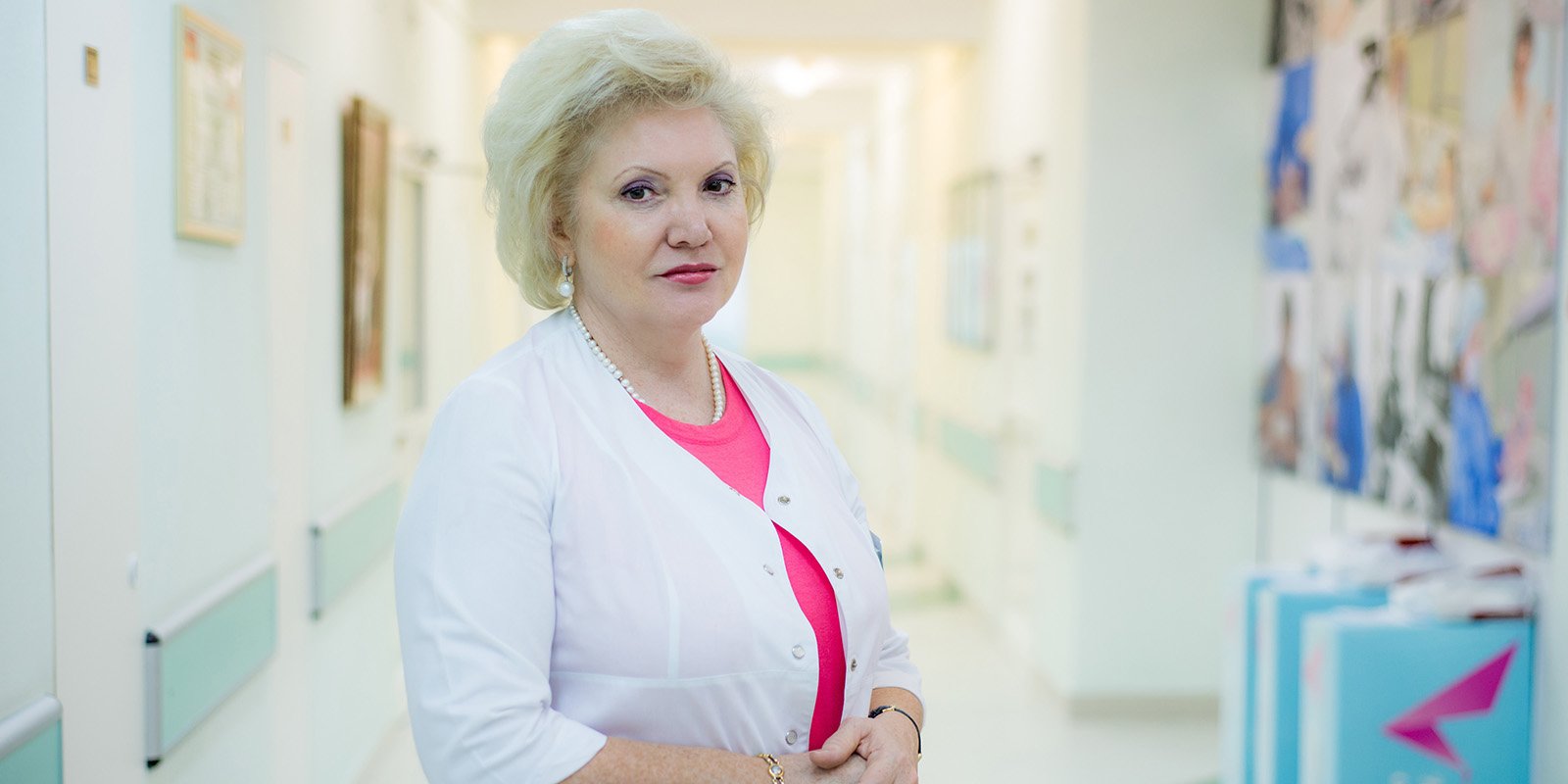 На фото: главный врач городской клинической больницы имени Виноградова Ольга Шарапова.