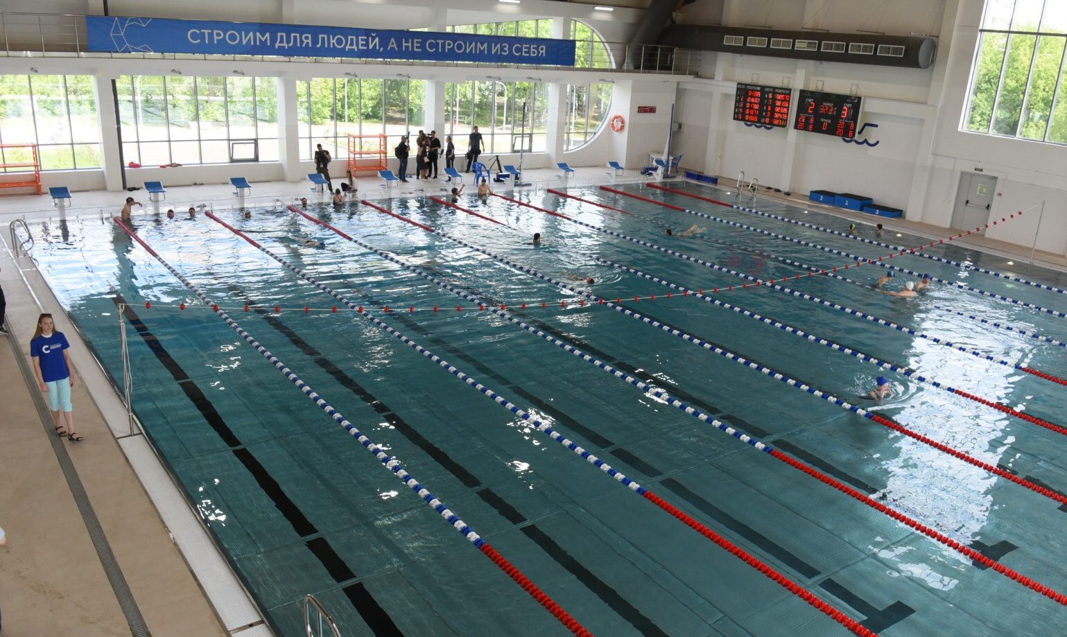 На территории комплекса разместят ледовую арену и бассейн. Фото: Владимир Новиков, «Вечерняя Москва»
