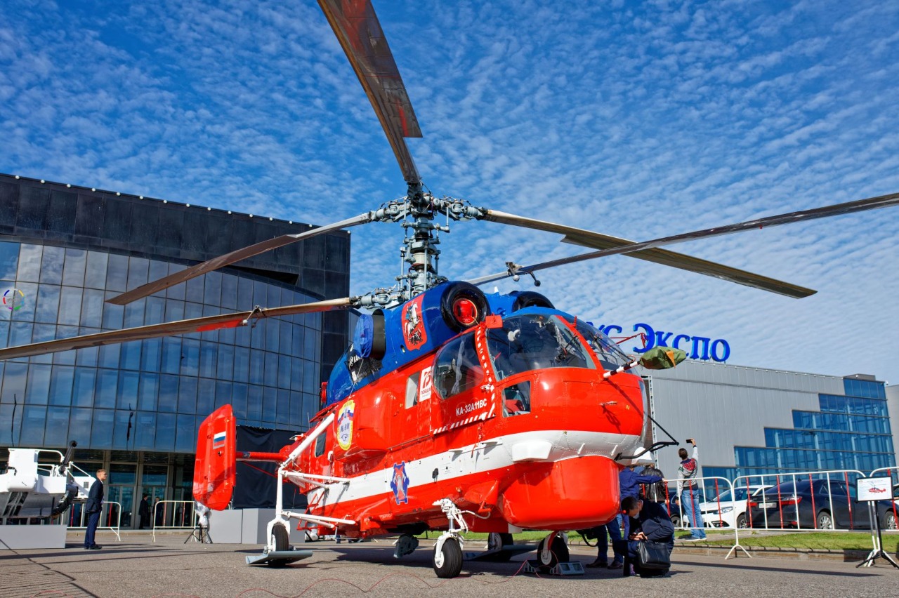 Московский авиационный центр принял участие в Международной вертолетной выставке 