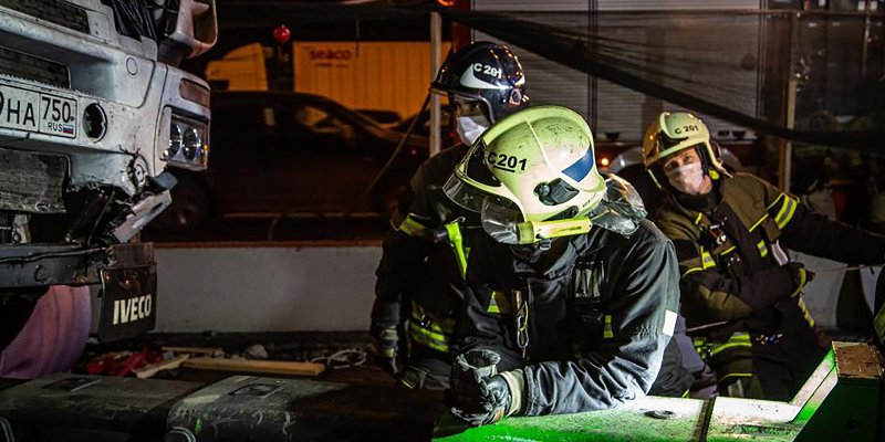 Столичные пожарные и спасатели ликвидировали последствия нескольких происшествий