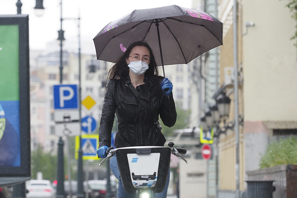 Станции велопроката в Москве закрыли из-за погоды