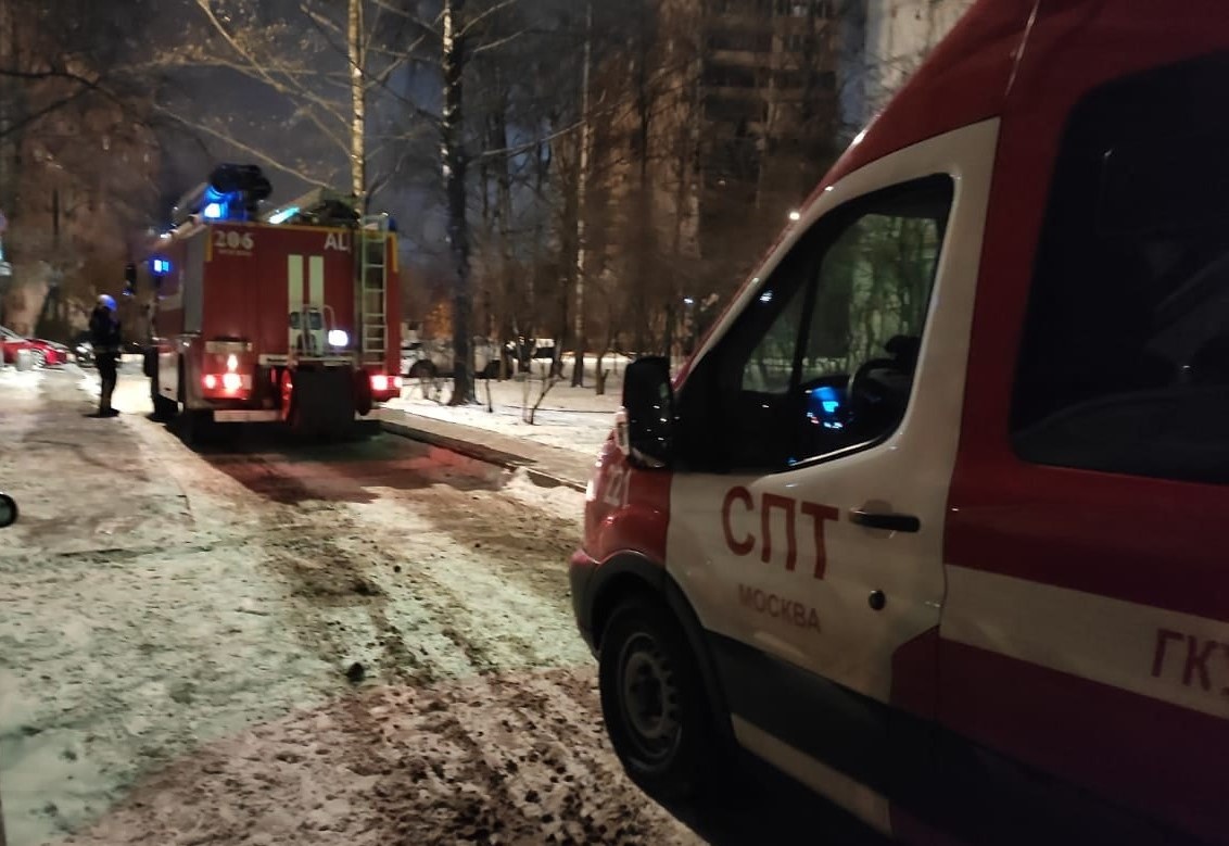 Благодарность московским пожарным