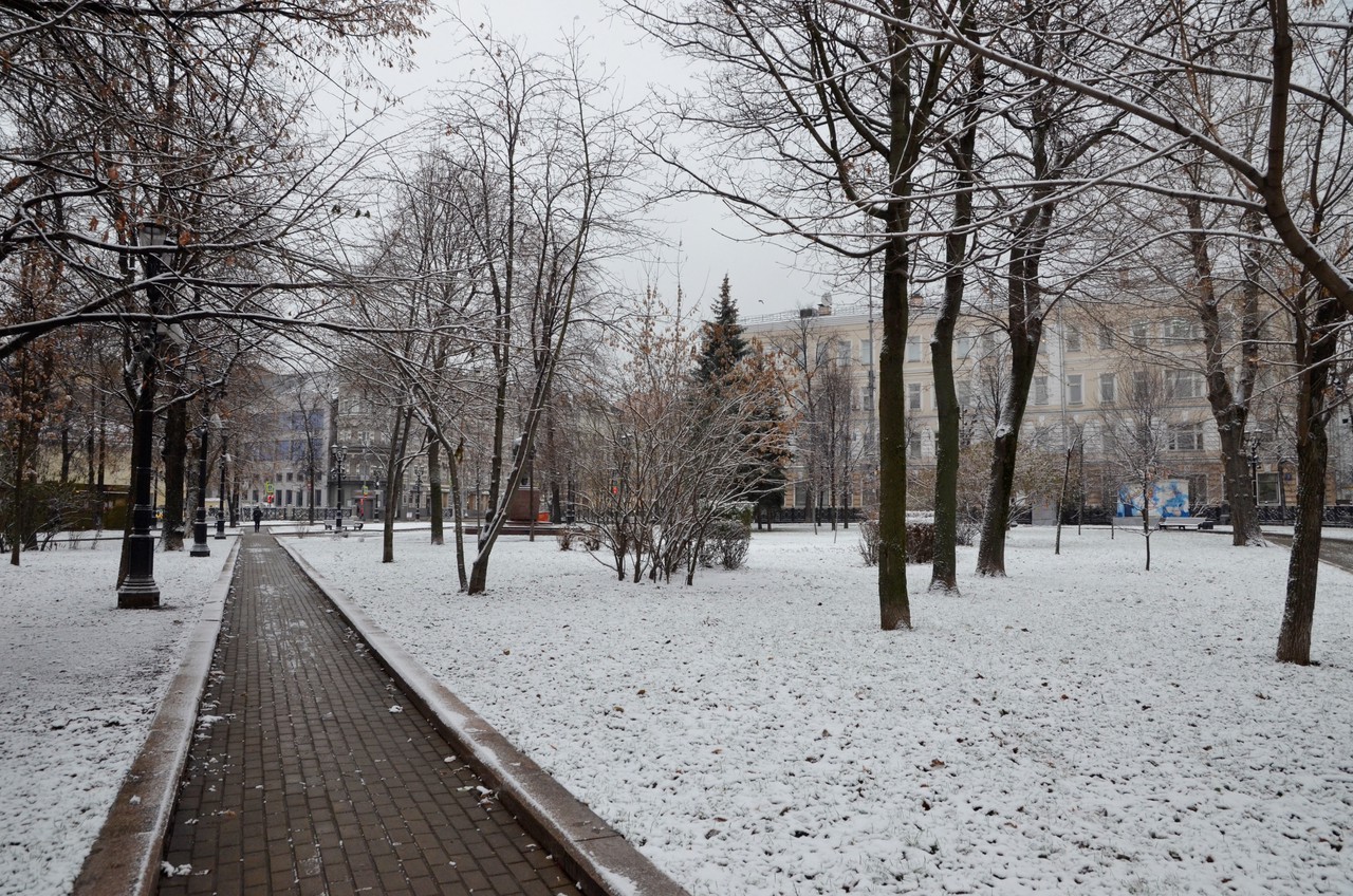 Жителям Москвы пообещали небольшой снег в воскресенье