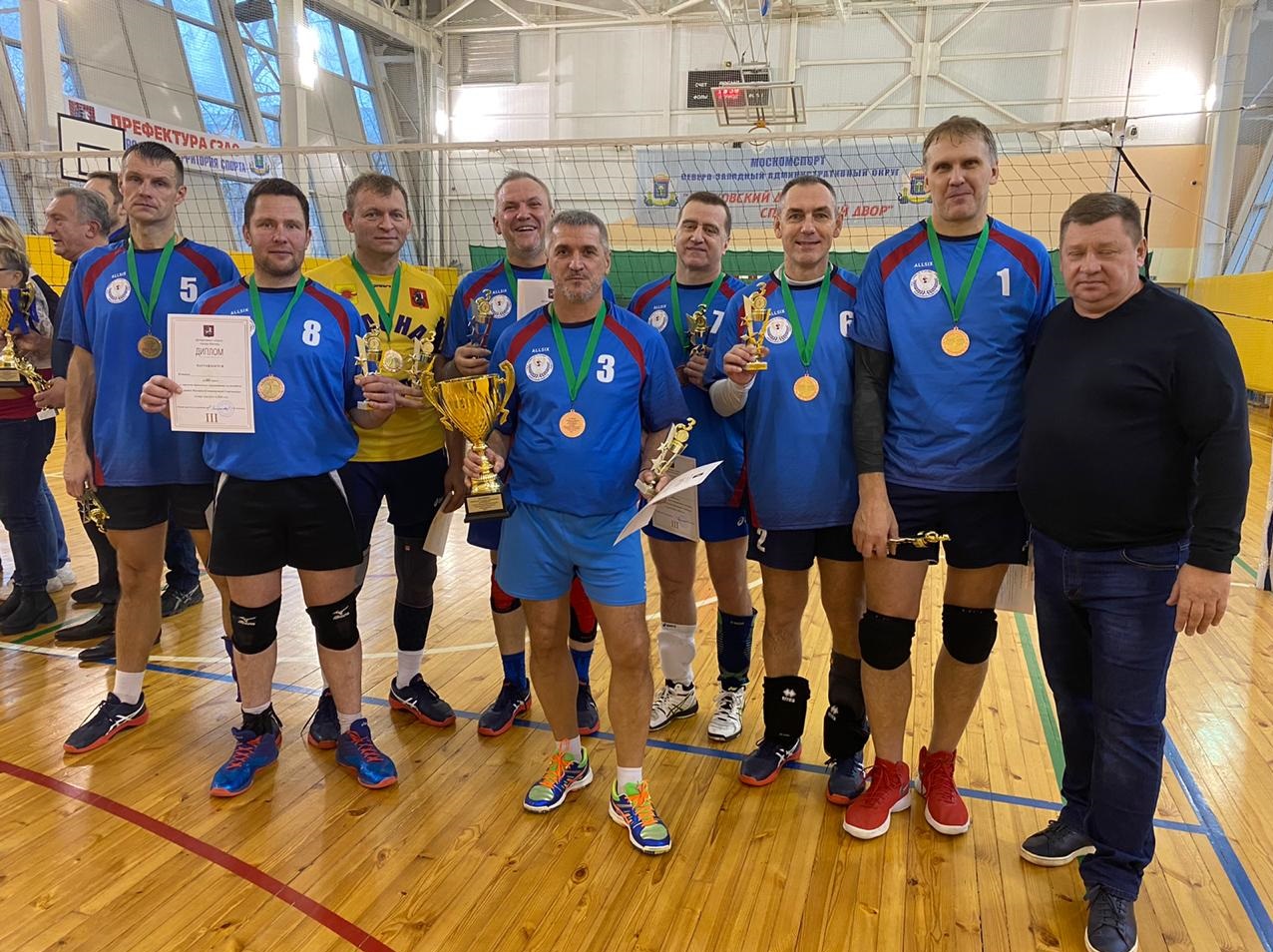 Волейболисты из Краснопахорского взяли «бронзу» спартакиады