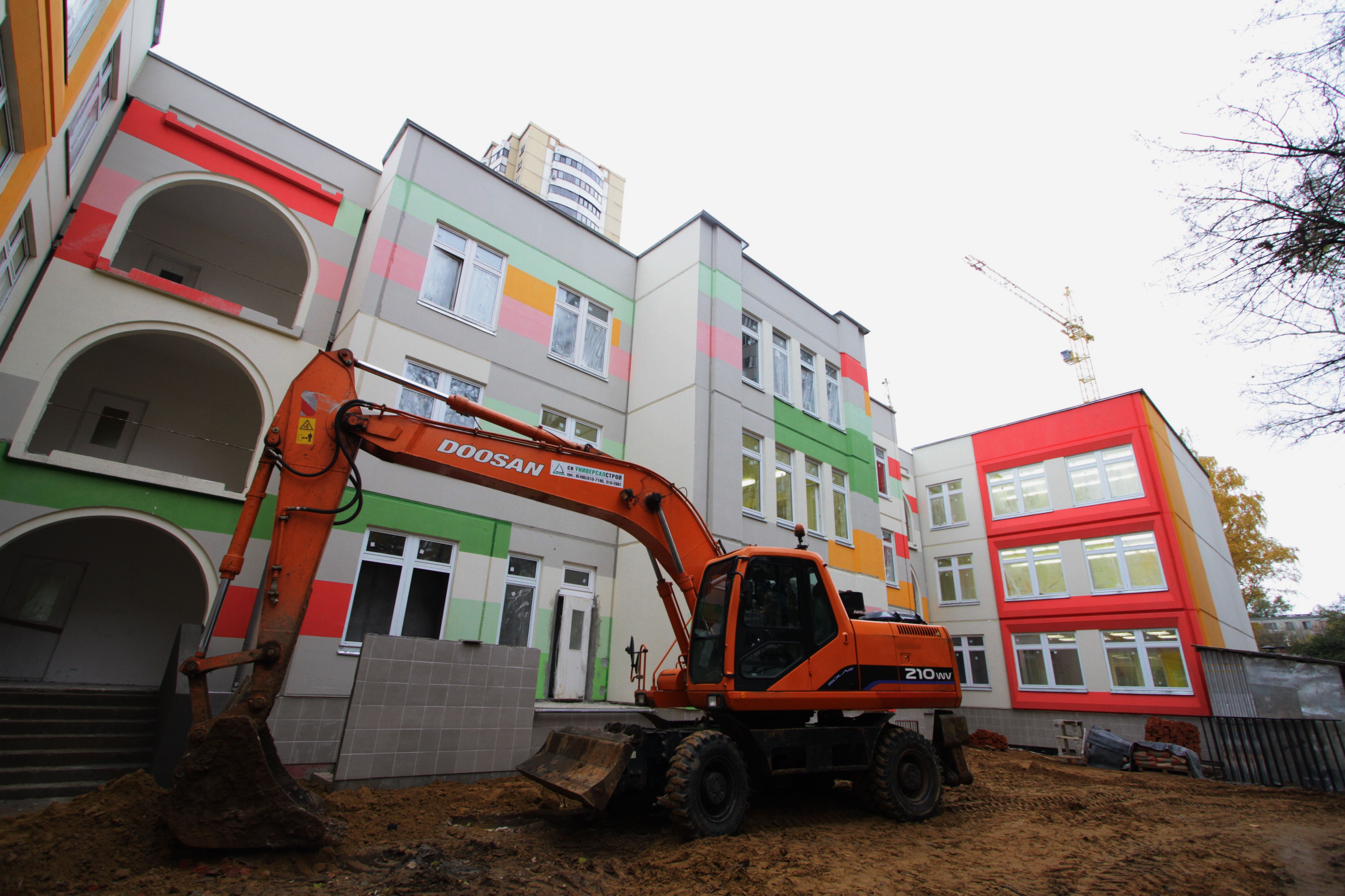 Новый детский сад введут в эксплуатацию в поселении Сосенское. Фото: Антон Гердо, «Вечерняя Москва»