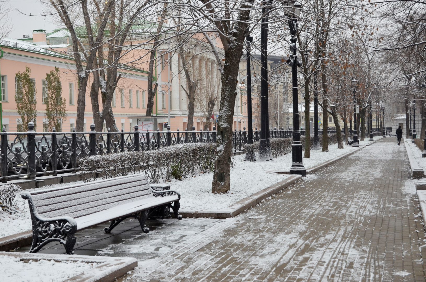 Синоптики прогнозируют снег 4 января в Москве. Фото: Анна Быкова