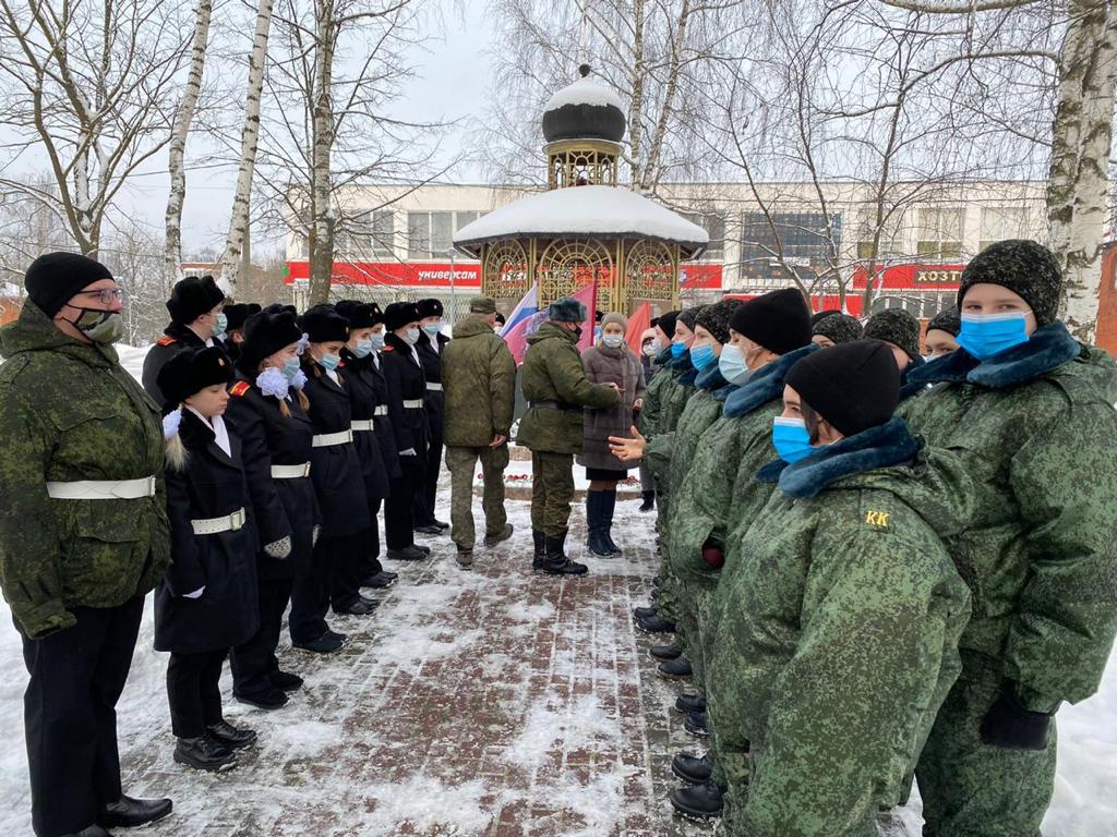 Посвящение в юнармейцы прошло в Кленовском