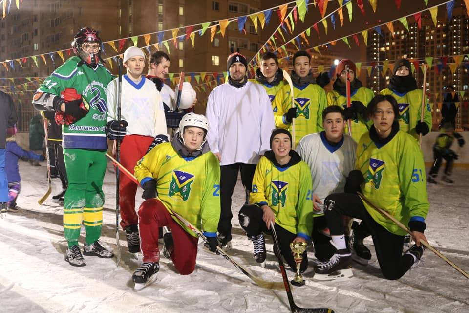 Хоккейный матч провели во Внуковском
