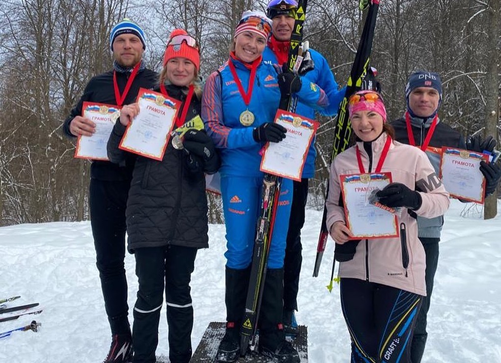 Спортсмены из Вороновского завоевали серебро и бронзу на лыжной гонке