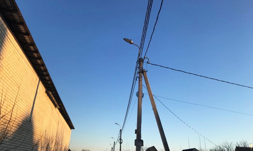 Новые уличные светильники установили в Рязановском. Фото предоставили сотрудники администрации
