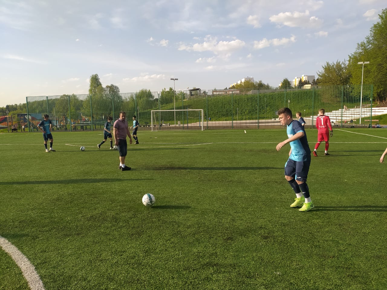 Футбольная команда Воскресенского одержала победу на очередном этапе соревнований «Кожаный мяч»